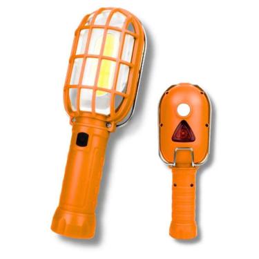 Imagem de Lanterna Luminaria Pendente Led Luz para Mecânico com Imã a Pilha - Starfer