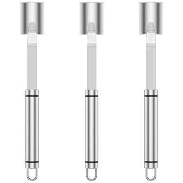 Imagem de Descascador de milho, descascador de espiga de milho, decapador de espiga de milho com cabo longo para pendurar espiga de milho, prático e reutilizável, raspador de milho eficiente para cozinha