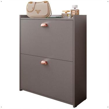 Imagem de Sapateira Organizadora Pequena Apartamento 12 Pares Calçados Gavetas Basculante Decoração Quarto - Lojas RPM