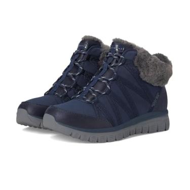Imagem de Skechers Graceful-Hands Free Slip-ins Bota de tornozelo feminina, Azul marino, 37