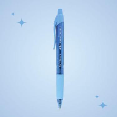 Imagem de Caneta Esferográfica Poly Colors 0.7mm Faber-Castell 5 Cores - Unidade
