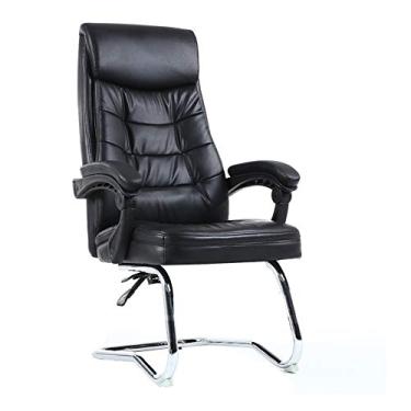 Imagem de Computador reclinável corrida escritório arco pé encosto alto computador mesa embutido bolsa de assento de mola ergonomia couro PU jogos para escritório sala de reuniões