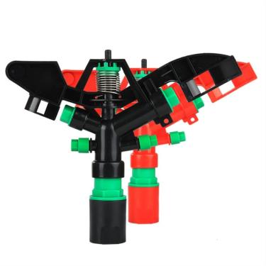Imagem de XMGKMN Aspersor fácil de instalar Aspersor de irrigação agrícola Rocker Sprinkler Paisagismo 2.5 cm 360 graus Rotativo Aspersor Gramado Campo Agrícola (Tamanho: Aspersor direcional)