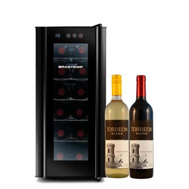 Imagem de Kit Adega Cheia + 12 Garrafas Grátis 110v