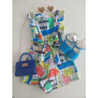 Imagem de Macaquinho infantil feminino - Mamaededo