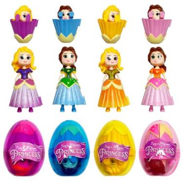 Imagem de Ovos de Páscoa de deformação QINGQIU Princess com 4 brinquedos