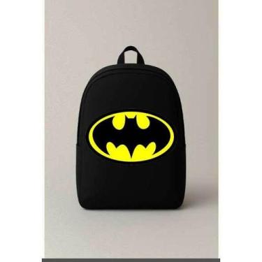 Imagem de Mochila Escolar Estampada Batman Bolsa Ideal Para Passeios e Viagens B