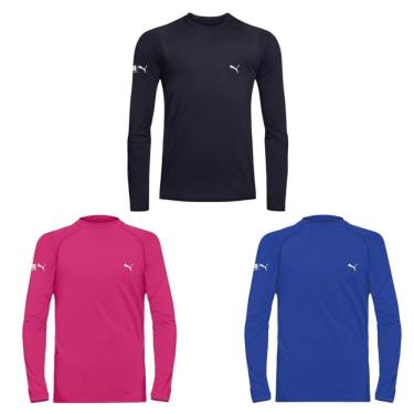 Imagem de Kit 3 Camisas Térmicas Puma UV50+ Manga Longa Juvenil