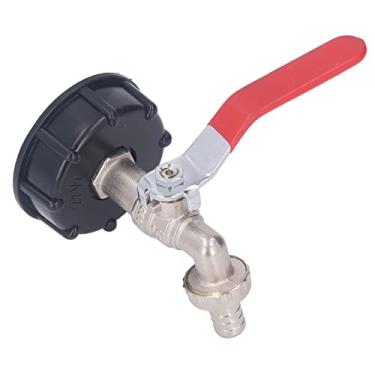 Imagem de Adaptador tote IBC 1/5.1 cm válvula de latão à prova de vazamento rosca grossa S60X6 para tanque de água de 275-330 galões conector de mangueira de jardim