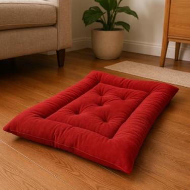 Imagem de Cama Pet Colchonete Macio para Cachorro (Marrom,M)