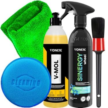 Imagem de Kit Lavagem Desincrustante V Mol e Sinergy Wheel 500ml Acessórios Karbox
