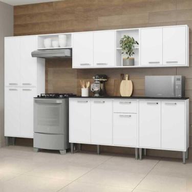 Imagem de Cozinha Completa Armário e Balcão Xangai Jazz Multimóveis - MULTIMOVEI