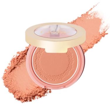 Imagem de Oulac Blush De Pêssego Maquiagem Pele Clara| Blush Poderoso Pigmentado Estilo Coreano| Aparência Radiante Natural| Blush Misturável E Construível Pele Clara| Vegano Sem Crueldade| 4,8G 16 Summer Time