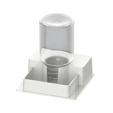 Imagem de IEUDNS Alimentador automático de água para répteis, dispensador de água com bebedouro para camaleão, Branco