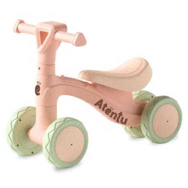 Imagem de Bicicleta de Equilíbrio Infantil Andador Para Bebês Sem Pedal 4 Rodas 