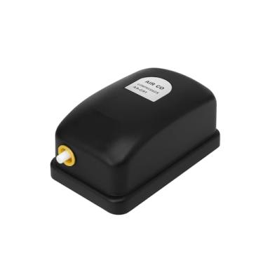Imagem de Compressor de Ar para Aquário, Baixo Consumo, Funcionamento Silencioso, Melhora Oxigenação, Preto
