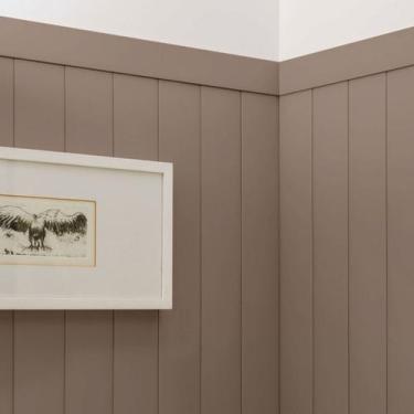 Imagem de Revestimento De Parede Shiplap Ripado Vinilico 125x100cm - Revyl, Coco