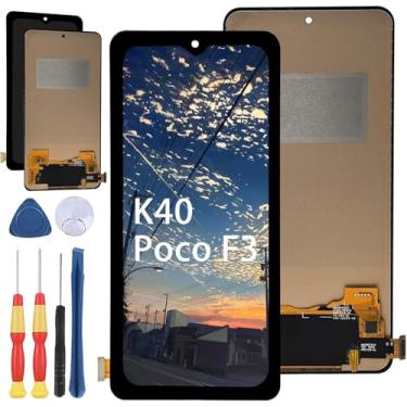 Imagem de Yuxyiony Nova tela de substituição para Xiaomi Poco F3 / para Redmi K40 / para Redmi K40 pro/para Redmi K40 pro + tela de reparo de tela LCD e acessórios de ferramentas de substituição.