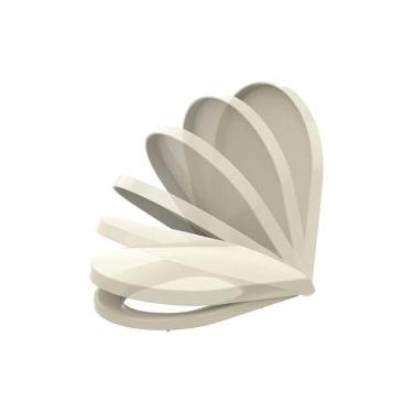 Imagem de Assento Sanitário Omega Pp Creme Tupan Soft Close Vaso Deca