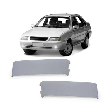 Imagem de Par Moldura Acabamento Parachoque Farol De Milha Santana Quantum 1999 A 2006 Primer