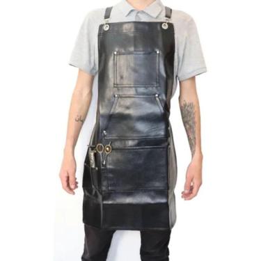 Imagem de Avental De Couro Profissional Unissex Para Cabeleireiro