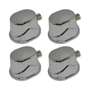 Imagem de Kit 4 Canoas Para Tom Caixa E Surdo De Bateria 19.4 Cromada - Spanking