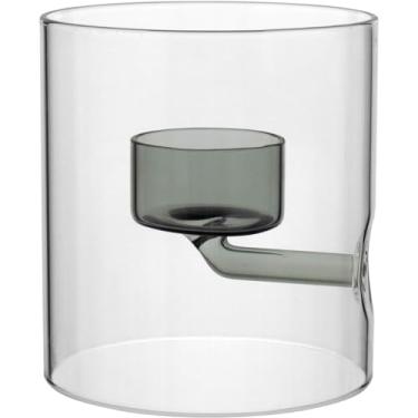 Imagem de CASTIÇAL PORTA VELA BOROSSILICATO 11x10x10cm TRANSPARENTE