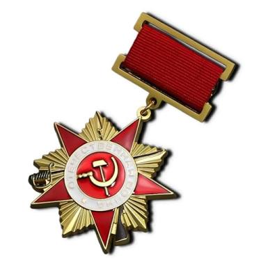 Imagem de FREECROWS Medalha de 1ª Classe da Ordem Soviética da Guerra Patriótica – Réplica do Prêmio Militar da Segunda Guerra Mundial da URSS