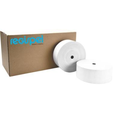 Imagem de Bobina Termica Relogio Ponto 57MMX360M. Branca 44G. - Regispel