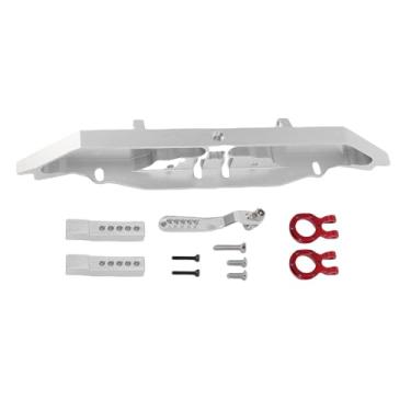 Imagem de RiToEasysports Peças de Rc, Liga de Alumínio de Prata do Amortecedor Traseiro de Rc Com Engate de Reboque para a Substituição do Carro Esteira Rolante de Controle Remoto