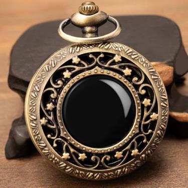 Imagem de Kchss Espelho, espelho obsidiana natural bronze jardim secreto para adivinhação, meditação, bruxaria, presentes de bruxa para homens e mulheres