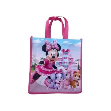 Imagem de Legacy Licensing Partners Sacola reutilizável grande Minnie Mouse com filhotes da Disney