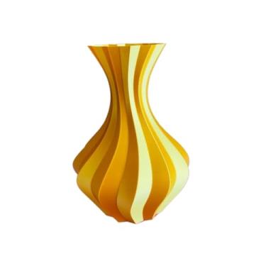 Imagem de Vaso Jarro Decorativo Estrela - Plástico - Flores Artificiais - 25 cm(ouro)