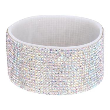 Imagem de Bota de silicone com glitter, bota protetora de garrafa de água de diamante, antiderrapante, acessórios para copo Stanley Tumbler 567-1,134 g com fundo de 7 cm, colorida