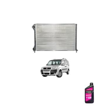 Imagem de Kit Radiador Doblô Com Ar + Aditivo Radiador Advanced Concentrado