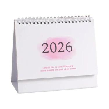 Imagem de Calendário De Mesa Grande 2026 Em Inglês, Planejador Anual, Mensal E D