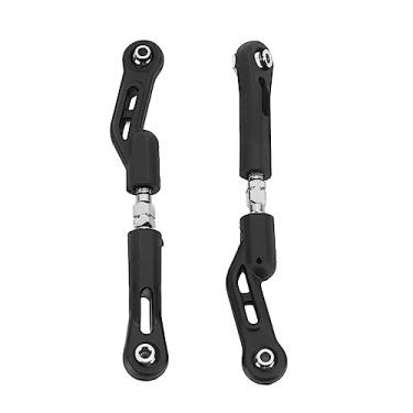 Imagem de CUOFYUNL 2 unidades RC traseiro superior tirante resistente ao desgaste leve RC haste de tração de direção para ZD Racing 1/8 carro preto