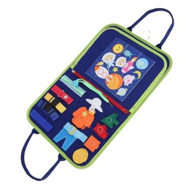 Imagem de RiToEasysports Placas Ocupadas para Crianças, Livro de Atividades de Feltro, Brinquedo de Aprendizagem Pré-escolar Com Desenvolvimento de Habilidades Motoras Temáticas para Meninos e Meninas de 0 a