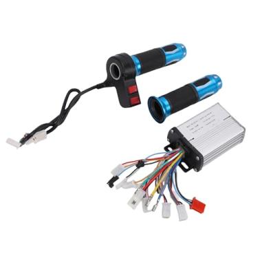 Imagem de RiToEasysports Controlador de Motor Sem Escova, Kit de Controlador de Bicicleta Elétrica de 350 W Com Carcaça de Liga de Alumínio para Conversão de Motocicletas Triciclos EBikes, Acelerador de 3