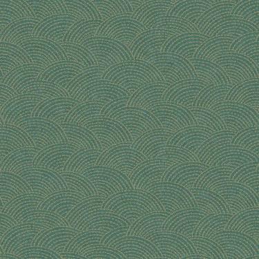 Imagem de Papel De Parede Belize Geométrico Verde E Dourado Bz3306