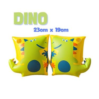 Imagem de Boia de Braço Infantil Dino ou Sereia Inflável para Crianças Piscina V