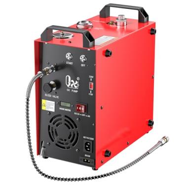 Imagem de GX PUMP Compressor de ar PCP portátil CS4-I, motor potente de 350 W, máximo 5800 psi/40 MPa, conversor doméstico embutido, resfriamento de água e ventiladores, 5 horas de trabalho contínuo, compressor