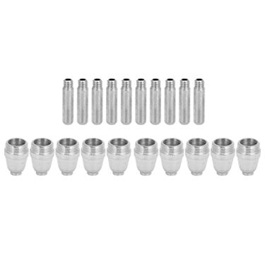 Imagem de aqxreight 20 Peças Tocha DE CORTE DE Plasma Consumíveis Bico DE Ponta DE Eletrodo para CORTE DE Cortador AG-60 SG55 Muito SG55 FACILITE UM Kit ARMA DE DE Plasma Eletrodo Adequado AG?60