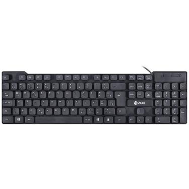 Imagem de Teclado Usb Dynamic Chocolate Abnt2 Cabo 1.8m Preto - Vinik - Dt160