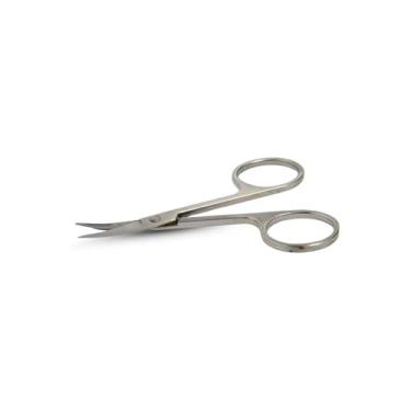 Imagem de Tesoura para Unhas Ponta Reta, Aço Inox, 9cm x 5,7cm, Cortes Delicados