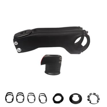 Imagem de Mesa de carbono para bicicleta -17°-10° Ângulo Mountain Bike Road Table Full Carbon 60MM-120MM Garfo 28.6mm Guidão 31.8mm(110mm matte 17 angle)