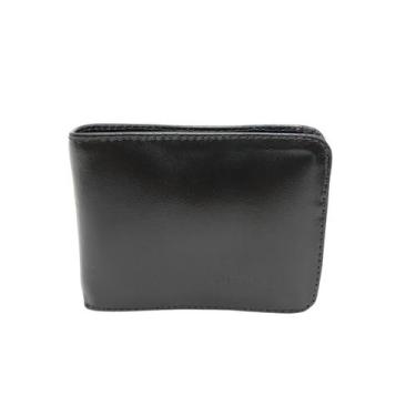Imagem de Carteira masculina slim porta cartao   dicouro, P, Preto