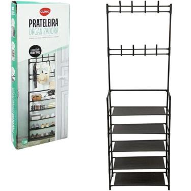 Imagem de Prateleira Organizadora 10 Kg Plastico Pp E Ferro 60 Cm X 29