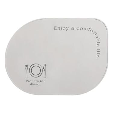 Imagem de 2 peças, jogo americano de silicone, multifuncional, impermeável, lavável, isolamento térmico, tapete para copos, para mesa de jantar, acessórios de cozinha, ideal para uso em sala de jantar, cozinha