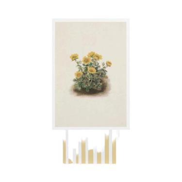 Imagem de Impressão Em Tela Moderna De Lírio Do Vale Azul, Girassol E Romã Para 